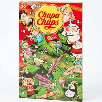 Адвент-календарь Chupa Chups Calendrier de l'Avent 180г
