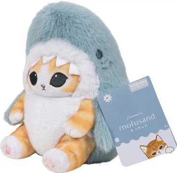 Мягкая игрушка Jazwares Mofusand Акула 20 см (191726067184)