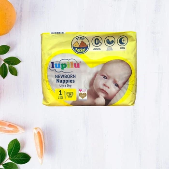 Підгузки Lupilu Ultra Dry 1 Newborn 2-5кг 24шт