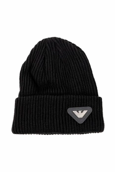 Шапка чоловіча, шапка жіноча, в'язана шапка Armani Exchange (293) Чорна