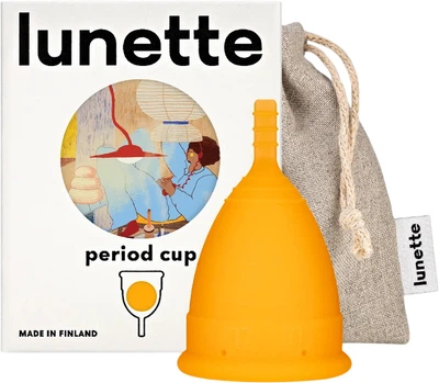 Менструальна чаша Lunette Розмір 2 Помаранчева (6430024464023)