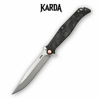 Ніж складаний KARDA VORON J324 Carbon Black