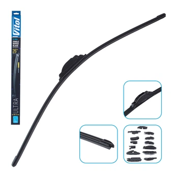 Щітка склоочисника безкаркасна Vitol Ultra 26" 650 мм, 13 адаптерів