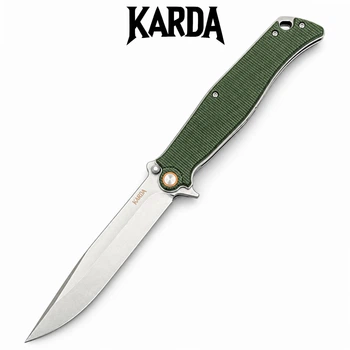 Ніж складаний KARDA VORON J324 Green micarta