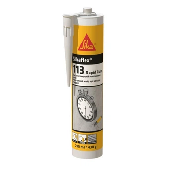 Будівельний клей швидкого затвердіння Sika Sikaflex-113 RapidCure 290 мл