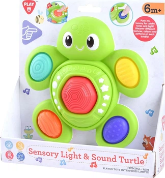 Interaktywna zabawka Playgo Baby Sensoryczny żółw ze światłem i dźwiękiem (4892401025036)