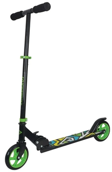 Самокат Schildkröt City Scooter RunAbout 145, чорно-зелений