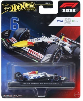 Kolekcjonerski bolid Hot Wheels Premium Formula 1 VCARB Racing Bulls - Driver 2 1:64 (HRV11/JKD91) (0194735348336)