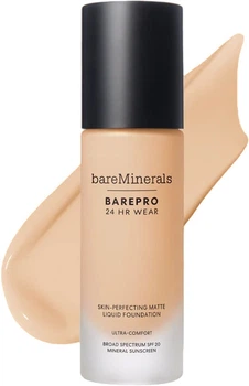 Podkład matujący bareMinerals BAREPRO 24HR Wear Skin-Perfecting z filtrem SPF 20 Light 21 Neutral 30 ml (194248062156)