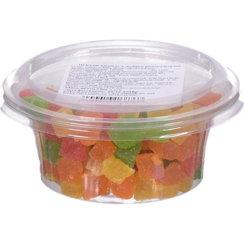 Цукати ананас кубик асорті 150 г