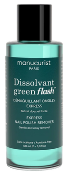 Zmywacz do paznokci Manucurist Green Flash do lakieru hybrydowego 100 ml (3662263500016)