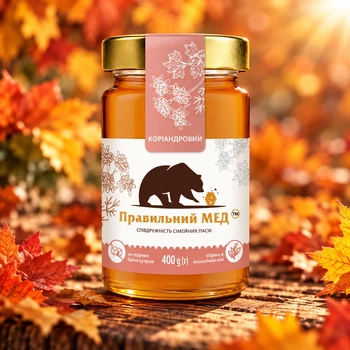 Кориандровый мед ТМ Правильный мед с/б 400г