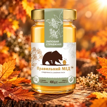 Липовый мед ТМ Правильный мед с/б 400г