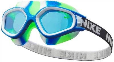 Окуляри для плавання дитячі Nike Kids Expanse Синьо-Зелені NESSD124-480 OS (5063012037711)