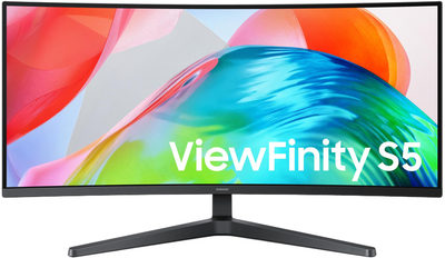 Monitor 34" Samsung ViewFinity S5 Curved Black (SAM34H550G)