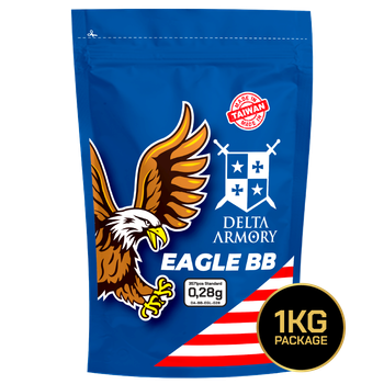 Страйкбольні кульки Delta Armory EAGLE 0,28 г 6 мм, 3571 шт., White