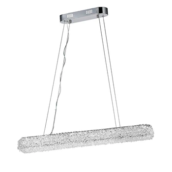 Потолочная декоративная светодиодная LED люстра 54 W Хром (26579)