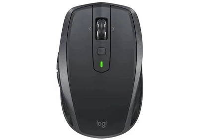 Беспроводная оптическая мышь Logitech MX Anywhere 2S Graphite - работает на стекле, быстрая прокрутка Hyper-fast, подключение до 3 устройств, Bluetooth (910-007232) - Б/У
