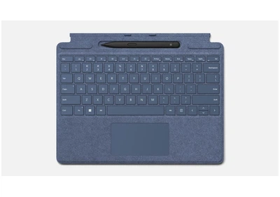 Клавіатура для планшета Microsoft Surface Signature Keyboard with Slim Pen 2 AZERTY Sapphire (з тачпадом, з підсвіткою, французька розкладка) (196388072385) - Б/В