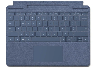 Клавіатура для планшета Microsoft Surface Pro Signature Keyboard QWERTZ Sapphire Blue (з тачпадом, німецька розкладка) (8XA-00101) - Б/В