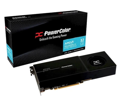 Видеокарта PowerColor Radeon AI PRO R9700 32GB GDDR6 (AI PRO R9700 32G-B) EU