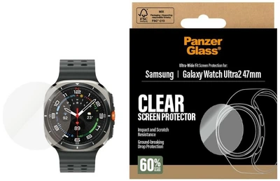 Захисне скло для смартгодинника Samsung Galaxy Watch Ultra2 47 мм PanzerGlass Screen Protector (PG15699)