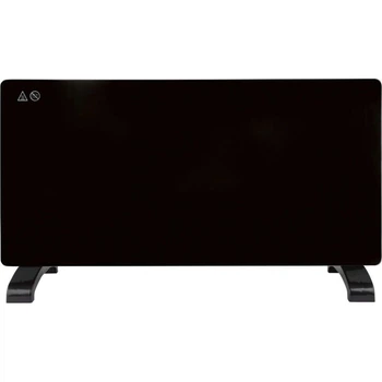 Электрический стеклянный конвекторный обогреватель Silvercrest SGH 2000 B2 2000 Вт, черный