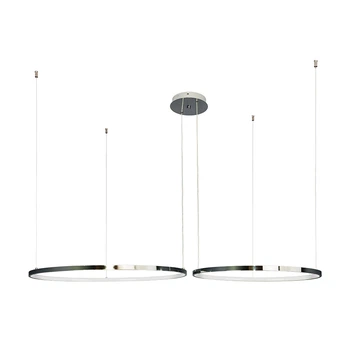 Потолочный декоративный светодиодный LED светильник 100 W Хром (23345)