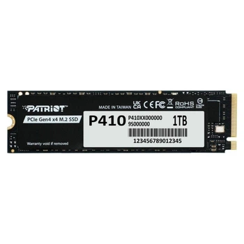 SSD-накопичувач M.2 Patriot P410 1 ТБ NVMe PCIe 4.0 2280 3D TLC