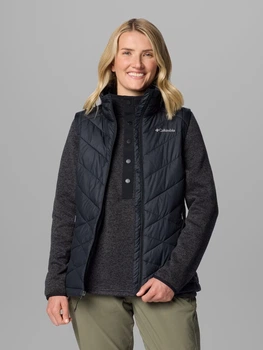 Теплый жилет короткий женский Columbia 542843603 XS Черный (1163176716)
