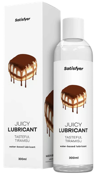 Лубрикант Satisfyer Juicy Lubricant Tasteful Tiramisu на водній основі 300 мл (4061504082967)