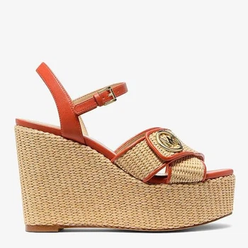 Женские босоножки Michael Kors Hannah 425666644 39 Оранжевые (1163111122)