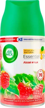 Сменный баллон к автоматическому освежителю воздуха Air Wick Freshmatic Лесные ягоды 250 мл (4820232970966)