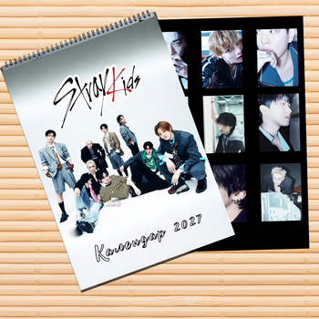 Календарь перекидной настенный Стрей Кидс Stray Kids 2027 (23774) А3