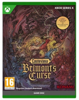 Диск для Xbox Series X - Castlevania Belmont's Curse Midnight Edition, російські субтитри
