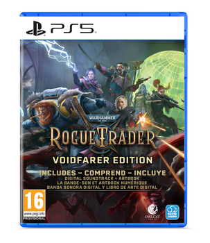 Диск для PlayStation 5 - Warhammer 40,000 Rogue Trader Voidfarer Edition, русские субтитры