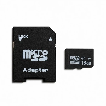 Карта пам'яті MicroSD 16 GB Class 10 з SD-адаптером