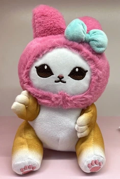 М'яка іграшка котик My Melody Sanrio білий 25 см