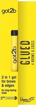 Żel Got2b by Schwarzkopf Glued 4 2 w 1 do brwi i włosów u nasady 16 ml (9000101733358)