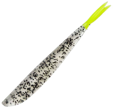 Силикон Lunker City Fin-S Fish 4 8 шт Grey/Black (1102-99514)