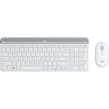 Комплект клавіатура + миша Logitech MK470 бездротовий White (5099206086616)