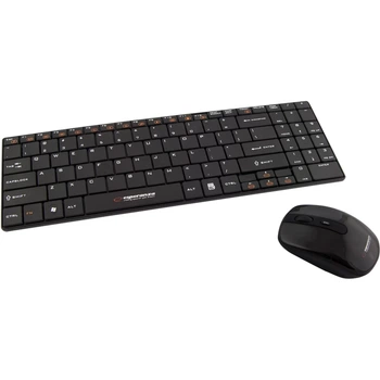 Комплект клавіатура + миша Esperanza EK122K US розкладка Black (5901299902004)