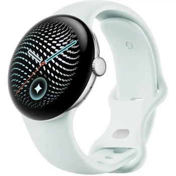 Смарт-часы Google Pixel Watch 5 45 mm Wi-Fi Polished Silver Aluminum case/Fog Active Band
