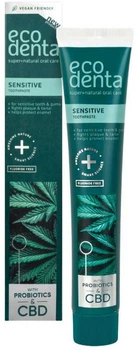 Pasta do zębów Ecodenta Expert Line Sensitive z CBD i probiotykami 75 ml (4770001005811)