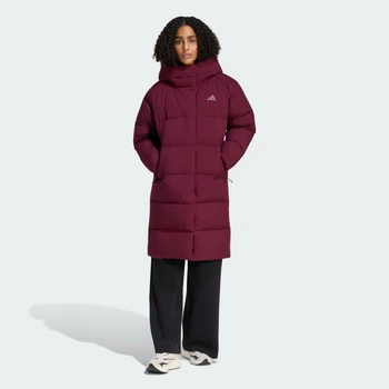 Жіноча куртка HELIONIC DOWN PUFFER adidas KG0226 (S) бордовий (4068804680312)