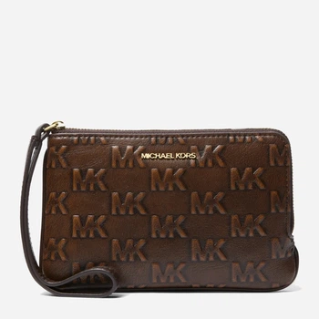 Сумка клатч женская из искусственной кожи маленькая Michael Kors 662479864 Коричневая (1163128924)