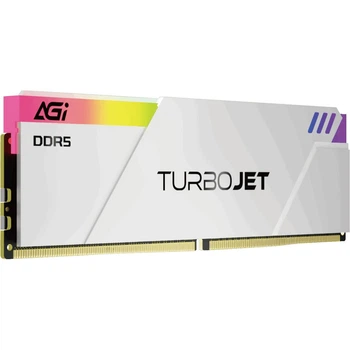 Модуль пам'яті AGI DDR5 16Gb TurboJet 6000MHz RGB White (AGI6APD16UD858-SR)