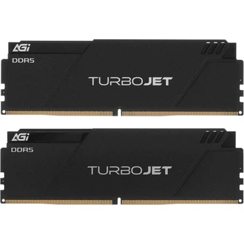 Модуль пам'яті AGI DDR5 32GB (2x16) TurboJet 6000MHz Black (AGI6AWT16UD858-DR)