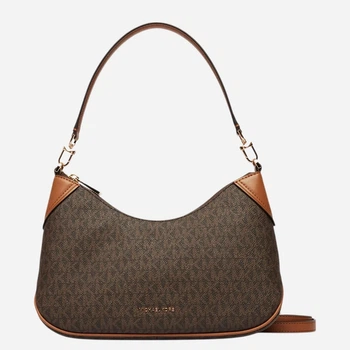 Torebka crossbody damska mała Michael Kors 32S6GJ6W8B-252 Brązowa (800070364513)
