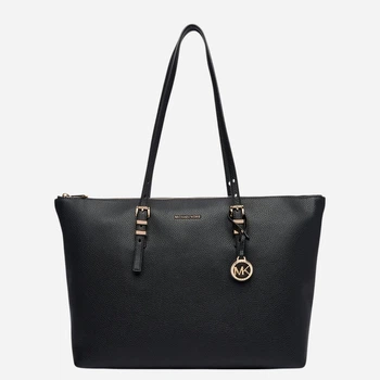 Torebka shopper damska skórzana Michael Kors 30T6GQNT7L-001 Czarna (800070364533)